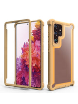 Shockproof Clear Frame Samsung Galaxy Case - HoHo Cases For Samsung Galaxy S20 / Gold