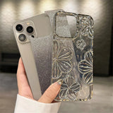 Plating Clear Bling iPhone Case