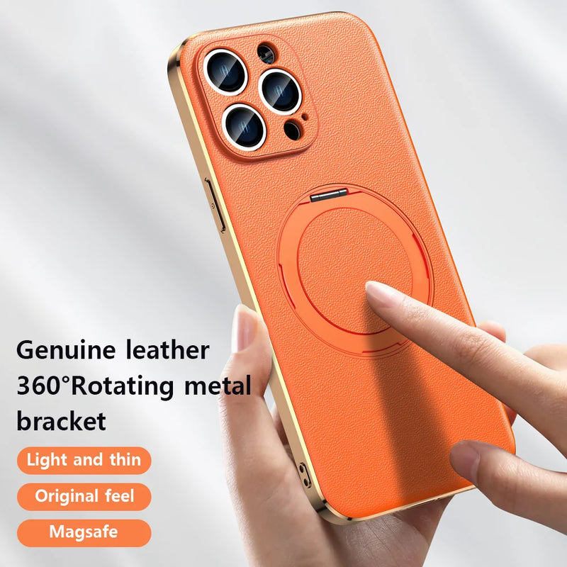 Elegant Magnetic Ring iPhone Case