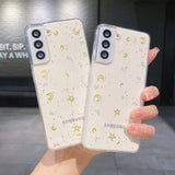 Plating Moon Star Glitter Samsung Case - HoHo Cases