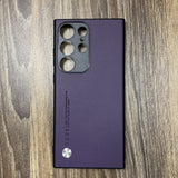 Luxury Leather Shockproof Armor Samsung Case - HoHo Cases For Samsung Galaxy S20 FE / Deep purple