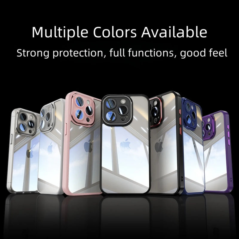 Luxury Transparent Shockproof iPhone Case