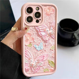 Oil Painting Butterfly iPhone Case