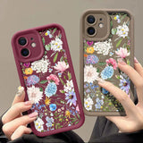 Hydrangea Flower Soft iPhone Case