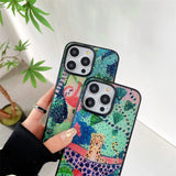 Sloth Leopard Chic iPhone Case