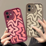 Striped Shockproof Bumper iPhone Case