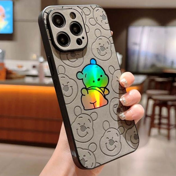 Luxury Bear Laser iPhone Case