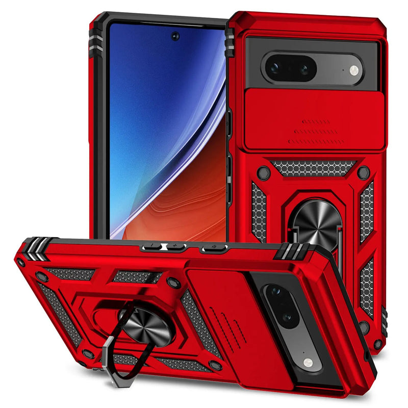 Shockproof Hybrid Dual Google Pixel Case - HoHo Cases Google Pixel 8 Pro / Red