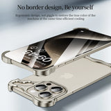 Metal Rimless Titanium Alloy iPhone Case