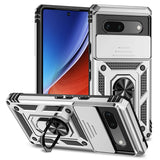 Shockproof Hybrid Dual Google Pixel Case - HoHo Cases Google Pixel 8 Pro / Silver