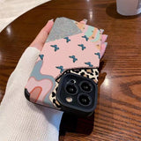 Fashion Leopard Grain Butterfly iPhone Case - HoHo Cases