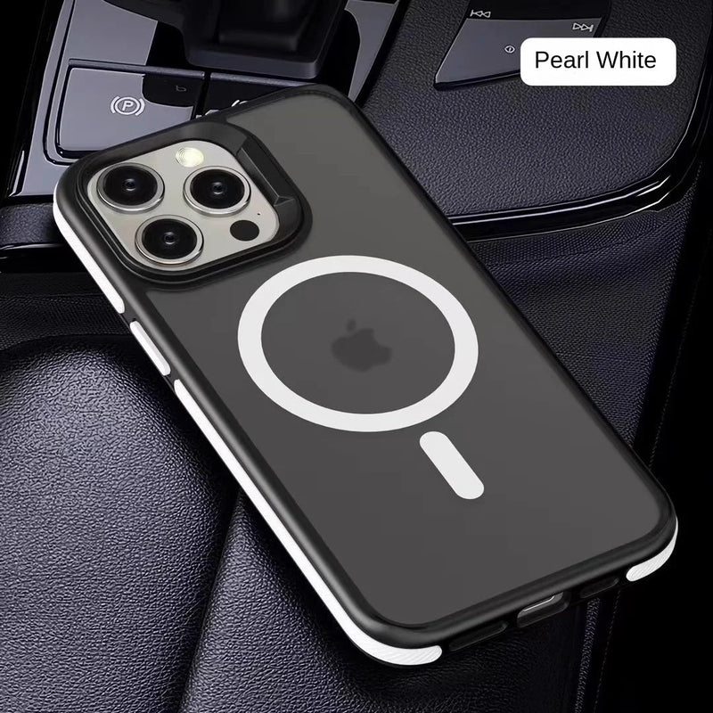 Magnetic Luxury Matte Translucent iPhone Case