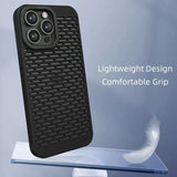 Luxury Heat Dissipation Mesh iPhone Case