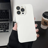 Luxury Solid Candy iPhone Case - HoHo Cases iPhone 15 Pro Max / White