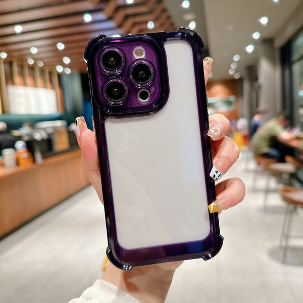 Luxury Shockproof Transparent iPhone Case