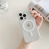 Transparent Magsafe Silicone iPhone Case