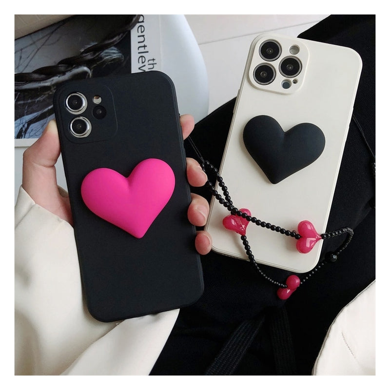 Wrist Bracelet 3D Heart Samsung Galaxy Case