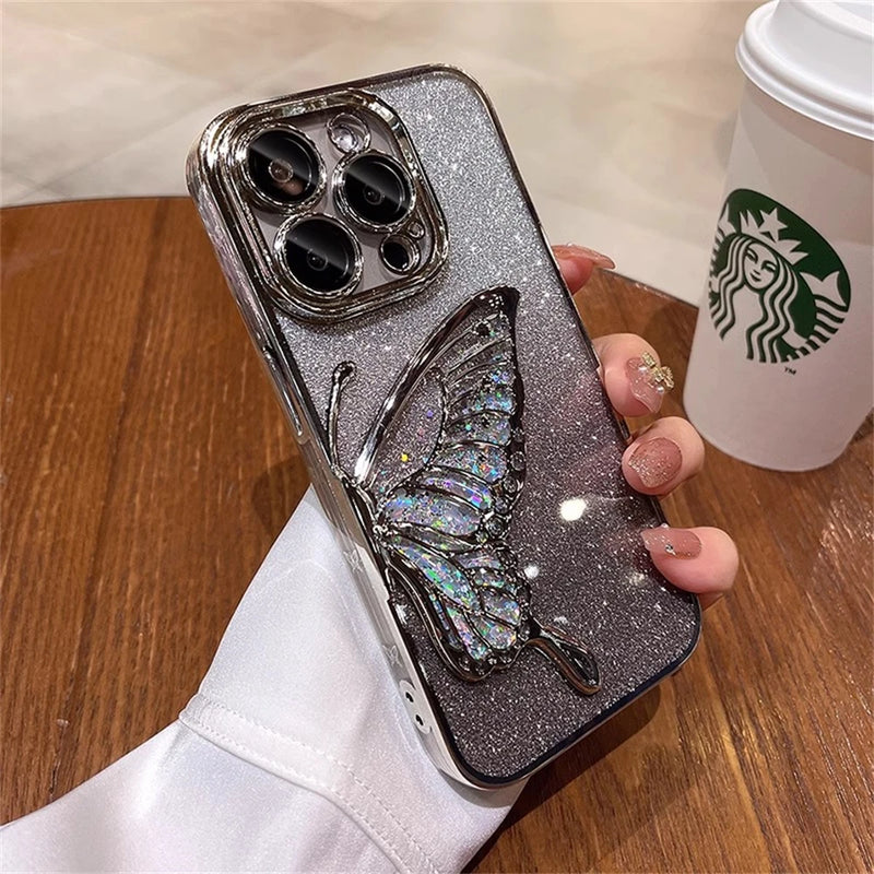 Glitter Cute 3D iPhone Case