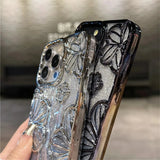 Plating Clear Bling iPhone Case