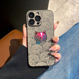 Luxury Cats Laser iPhone Case