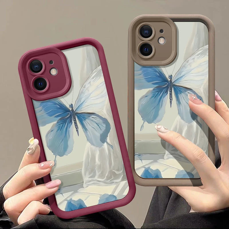 Shockproof Watercolor Butterfly iPhone Case