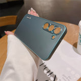 Luxury Plating Matte Armor Samsung Case - HoHo Cases Samsung Galaxy S23 / Dark Green