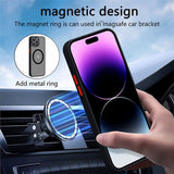 Luxury Magnetic Shockproof Matte iPhone Case