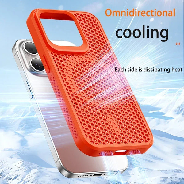 Luxury Summer Heat Dissipation iPhone Case