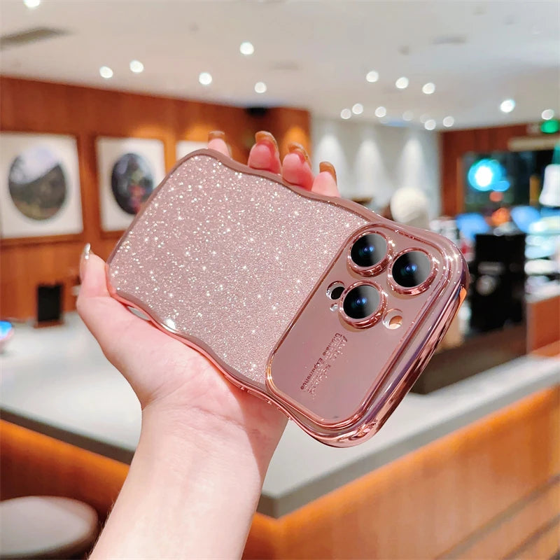 Chic Plating Glitter Transparent iPhone Case