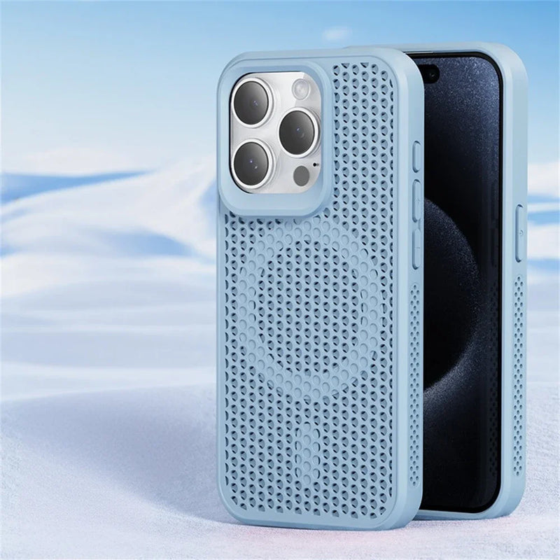 Grid Dissipation iPhone Case