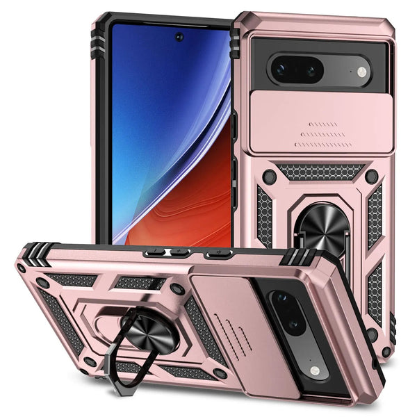 Shockproof Hybrid Dual Google Pixel Case - HoHo Cases Google Pixel 8 Pro / Rose Gold