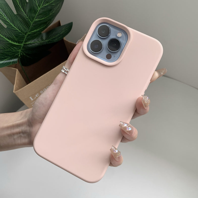 Liquid Silicone Matte iPhone Case