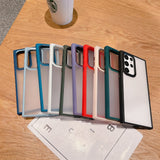 Armor Shockproof Matte Clear Samsung Case - HoHo Cases
