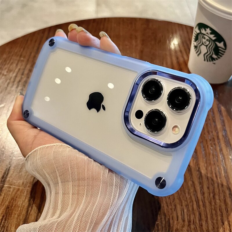 Transparent Hybrid TPU iPhone Case