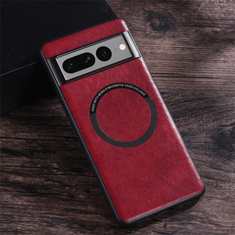 Magsafe Magnetic Luxury Google Pixel Case - HoHo Cases Google Pixel 8 Pro / Red