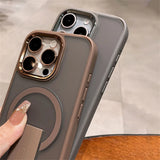 Luxury Matte Clear iPhone Case