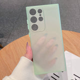 Matte Transparent Ultra Thin Samsung Case - HoHo Cases Samsung Galaxy S23 / Light Green