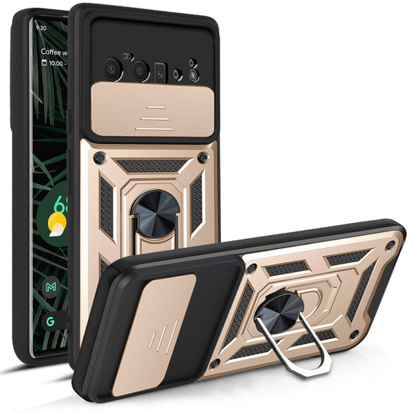 Super Strong Armor Google Pixel Case - HoHo Cases For Google Pixel 6 / Gold