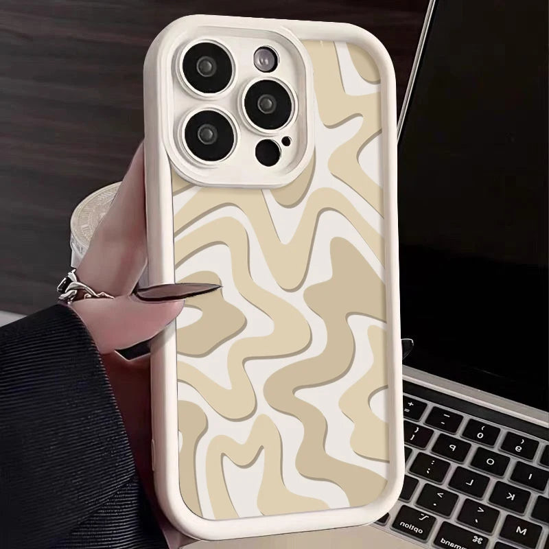 Striped Shockproof Bumper iPhone Case