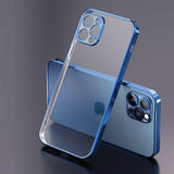 Plating Matte Transparent iPhone Case