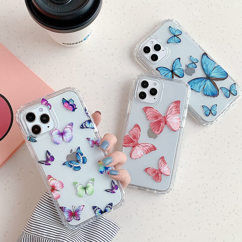 Cute Floral Transparent iPhone Case - HoHo Cases