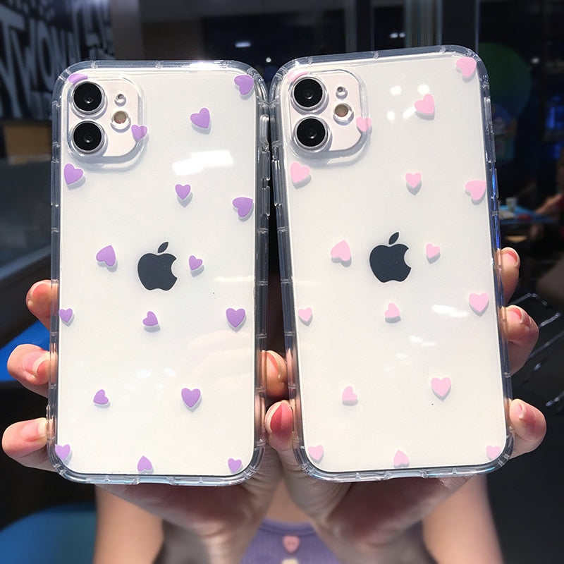 Cute Heart Shockproof iPhone Case - HoHo Cases