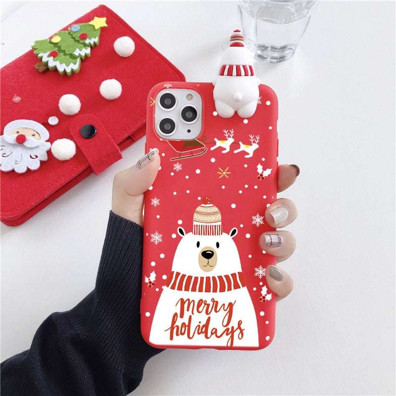 Cute Christmas Santa iPhone Case - HoHo Cases for iphone 11 / C