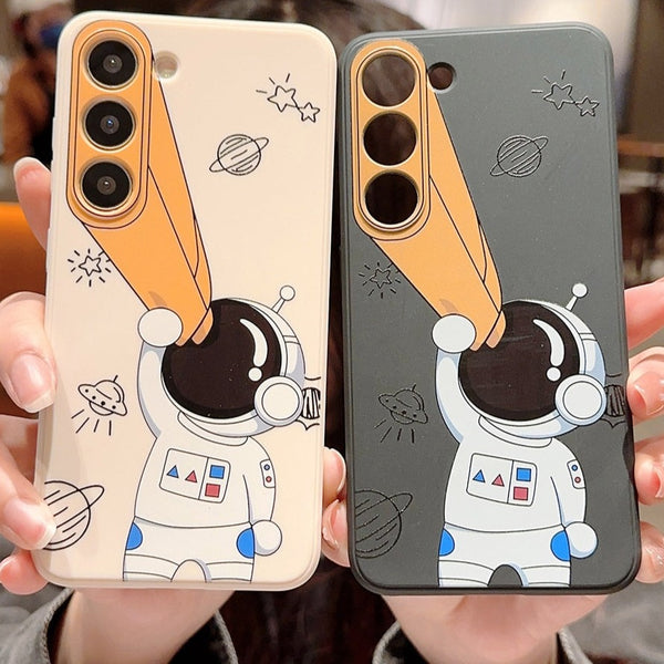 Cute Cartoon Astronaut Samsung Galaxy Case - HoHo Cases