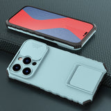 Camera Protection Armor iPhone Case - HoHo Cases for iPhone 14 / Mint