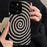 Fashion Spiral-Pattern iPhone Case - HoHo Cases