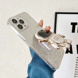 Glitter 3D Astronaut iPhone Case - HoHo Cases