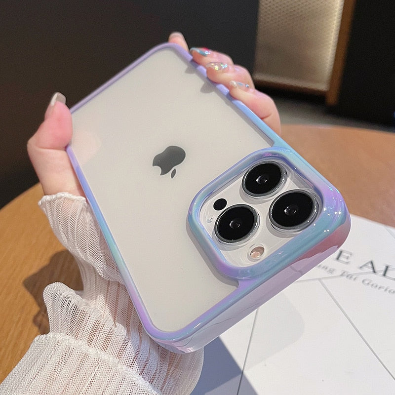 Candy Color Transparent iPhone Case - HoHo Cases